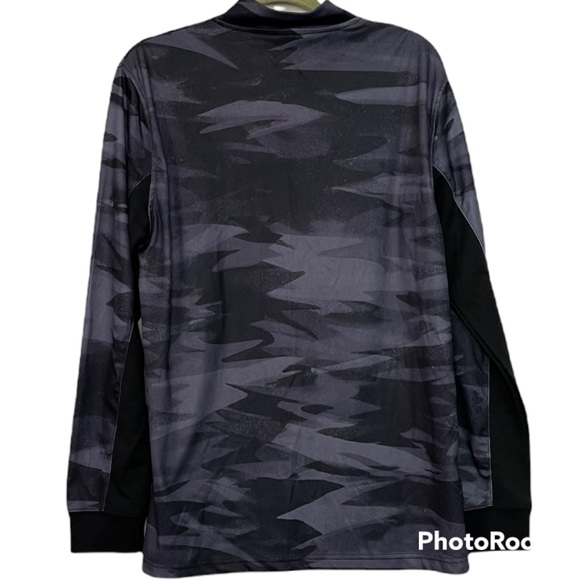 NBA Boston Celtics Black And Gray 3/4 Zip Long Sleeve Top Size Large - Picture 2 of 6